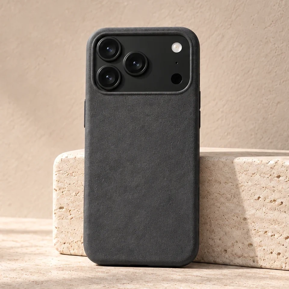 Dark Grey case on an iPhone Pro