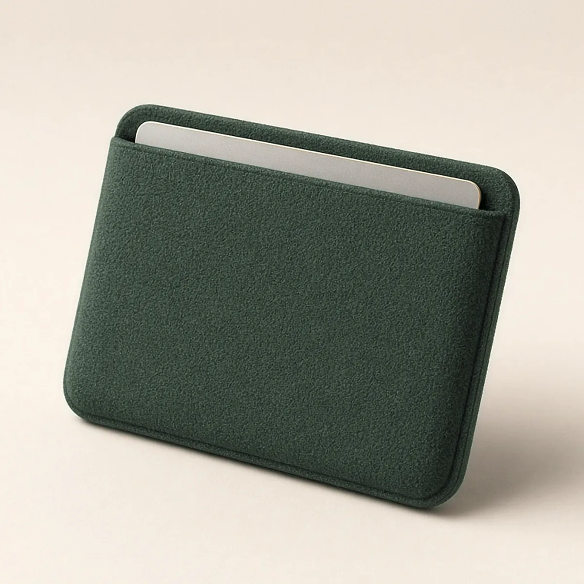 Green MagSafe wallet